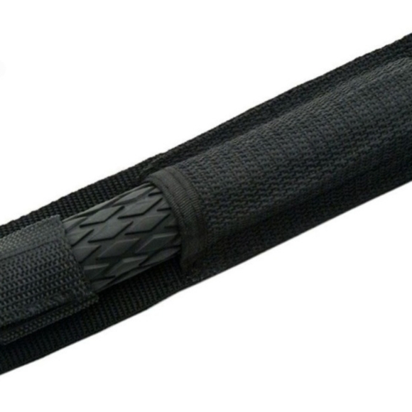 16 Inch Expandable Police Steel Baton Black - Picture 2 of 5
